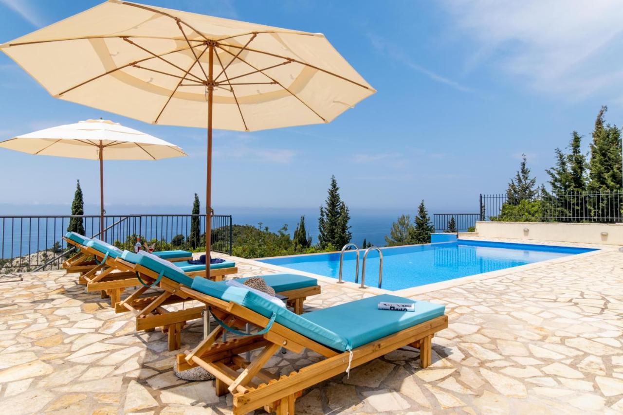 Sapphire Blue Villa Kalamítsi المظهر الخارجي الصورة