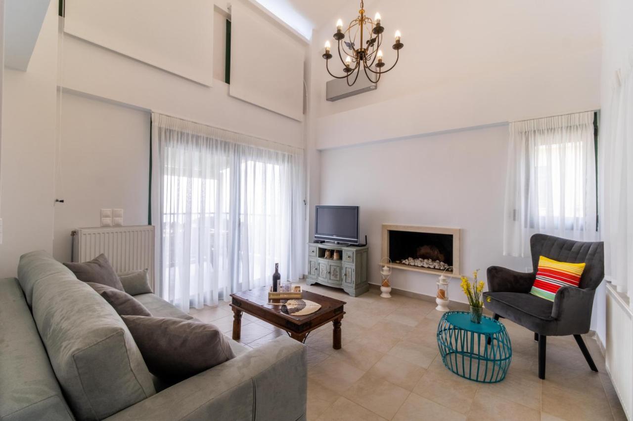 Sapphire Blue Villa Kalamítsi المظهر الخارجي الصورة