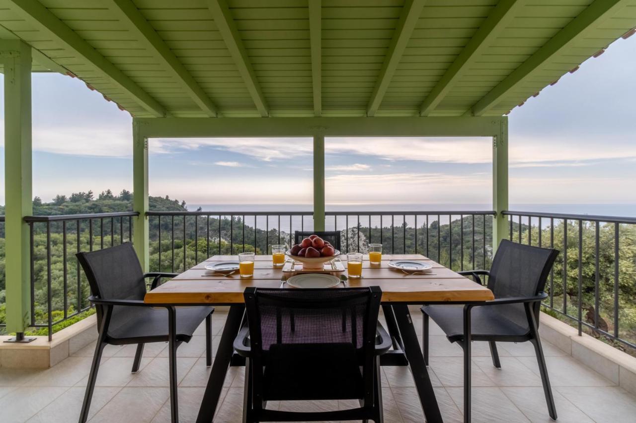 Sapphire Blue Villa Kalamítsi المظهر الخارجي الصورة